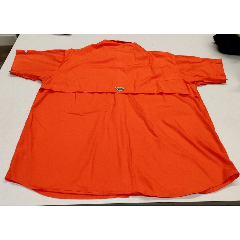 Columbia Florida Gators Orange Fishing Vented Button Up Shirt Men's XXL - Picture 14 of 16